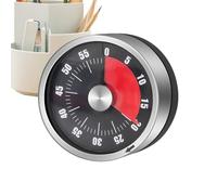 Temporizador para cocina, temporizador mecánico visual para cocinar, reloj de cuenta regresiva con alarma fuerte para el hogar, preparación de comidas, aula, sala de estudio, gimnasio, dormitorio
