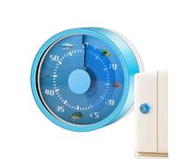 Temporizador para la enseñanza, Temporizador de Cuenta atrás de 60 Minutos, Herramienta mecánica para la gestión del Tiempo con 72 | para Hornear Trabajo y Escuela