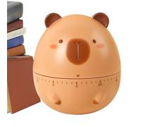 Temporizador Para Niños: Dibujos Animados De Carpincho De 60 Minutos, Utensilio De Cocina A Prueba De Inclinación | Temporizador De Cuenta Atrás Manual Con Diseño Divertido, Uso Práctico Para Familiar