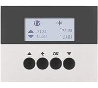 Temporizador para persianas, plataforma berker.Net, aplicación KNX radio, para serie berker K.5 de hager, aluminio