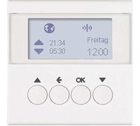 Temporizador para persianas, plataforma berker.Net, aplicación KNX radio, para series berker S.1/ B.3/ B.7 de hager, blanco polar, mate