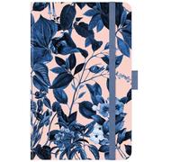 Temporizador Premium Small "Flores" 2025: agenda con acabado de lámina de alta calidad y relieve, 9 x 14 cm