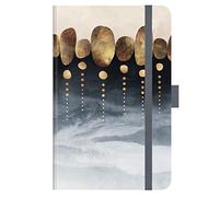 Temporizador Premium Small "Natural Abstraction" 2022: agenda con acabado de lámina de alta calidad y relieve, 9 x 14 cm