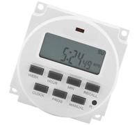 Temporizador programable de 12 V CC/CA con control inteligente, botón de presión digital, relé de tiempo