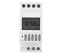 Temporizador Programable Montaje Carril DIN Control Timbre 220V 3A Alta Precisión 1-99 Segundos para Automatización Industrial y Domótica