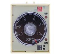 Temporizador Retraso ST3PA AC220V 50 / 60Hz, Relé Tiempo Ajustable 10s - 60min, Contactos Aleación Alta Conductividad - Precisión, Duradero y Fácil Uso para Control Industrial