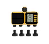 Temporizador Riego Solar con Control Mediante Aplicación Inteligente, Sistema Riego Automático, Temporizador Agua para Exteriores, Herramienta Riego