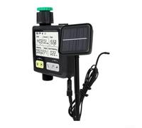 Temporizador Riego Solar con Sensor Lluvia 9 Programas(B) | 9 programas para ajuste, sensor lluvia auto, ahorro agua eficiente, jardín balcón patio, solar dual