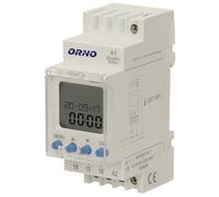 Temporizador Semanal Digital 2 Canales 16A 2300W (DIN) - ORNO