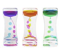 Temporizador Sensorial Líquido para Autismo, Necesidades Sensoriales, TDAH, Alivio del Estrés, Ansiedad. Juguete para Autismo y Necesidades Especiales. Elección de Color (Amarillo y Rosa)