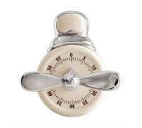 Temporizador visual - Bonito temporizador mecánico magnético de cocina para cocinar, no requiere pilas, reloj de cuenta regresiva de 60 minutos para estudio, aula, hornear, yoga, pomodoro con alarma