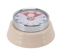 Temporizador Visual Circular 60 Minutos, Cuenta Regresiva Analógica con Imán, Portátil y Multifuncional - Gestión de Tiempo Efectiva, Ideal para Aula, Cocina y Oficina (Beige)