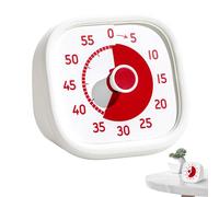 Temporizador Visual con 60 Minutos de Cuenta Regresiva, Temporizador de Cuenta Regresiva portátil con función Flash silenciosa | Herramienta Duradera de gestión del Tiempo para Aula, hogar