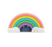 Temporizador Visual con Ruido Blanco Y LUZ Nocturna - Timer Infantil Arcoíris, Luz LED Regulable, Recargable por USB-C, para Dormir, Estudiar y la Habitación Infantil