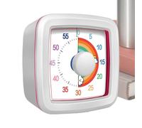 Temporizador visual, cuenta regresiva de 60 minutos, gestión del tiempo, reloj de enseñanza sin tictac, herramienta de productividad silenciosa para niños que trabajan en la cocina y la lectura, 9 x 9