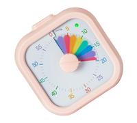 Temporizador visual de 60 minutos, visualización de cocina, temporizador de cocina, disciplina de cocina, cuenta regresiva, reloj cuadrado silencioso para niños