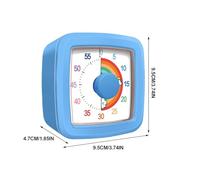 Temporizador visual - Herramienta de autodisciplina para estudiantes de primaria, temporizador de cuenta regresiva de 60 minutos y 1 hora para niños | Gestión de, reloj de enseñanza sin garrapatas