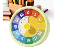 Temporizador Visual Infantil Cuenta Regresiva | Temporizador Arcoíris Infantil,Reloj de Cuenta Atrás 60 Minutos Programador Digital para Gestión Educación en Casa Cocina Entrenamiento Gimnasio