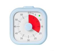 Temporizador visual para niños con función de alarma para mejorar la conciencia del tiempo y ayudar a desarrollar la autodisciplina en las rutinas diarias (azul)