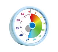 Temporizador Visual Para Niños | Herramienta de Gestión de Tiempo Silenciosa | Temporizador de Cuenta Atrás con Disco Arcoíris - para Hogar Escuela Cocina Biblioteca Gimnasio Estudiar Trabajar y Cocin