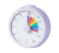 Temporizador visual para niños, herramienta de planificación silenciosa portátil multifuncional arcoíris, temporizador de cuenta regresiva para gestión del tiempo - para oficina aula y trabajo en casa