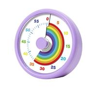 Temporizador visual para niños - Temporizador visual de cuenta regresiva de 60 minutos - Para enseñar a cocinar - Herramientas redondas de gestión del tiempo para niños - Funcionamiento silencioso