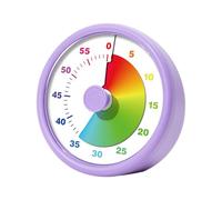 Temporizador visual para - Reloj de cuenta regresiva Silenciador de 4 Pulgadas para el estudio, Entrenamiento de concentración con pantalla clara, herramienta de gestión del tiempo para el aprendizaje