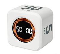 Temporizador visual personalizable para niños Herramienta de gestión de tiempo divertida y funcional (blanco)