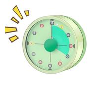 Temporizador visual | Temporizador mecánico de carga manual de 60 minutos - Herramienta mecánica para la gestión del con 72 decibelios - para trabajo, escuela, aula y escritorio