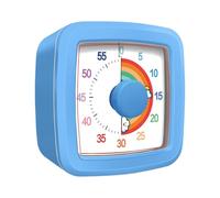 Temporizador visual, temporizador visual para niños, temporizador de cuenta regresiva visual, cuenta regresiva de 60 minutos, 1 hora, reloj mecánico de gestión del tiempo, herramienta de enseñanza