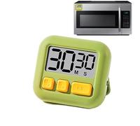 Temporizadores de cocina para usar en la cocina | Cuenta regresiva y enumeración bidireccional con pantalla LCD clara | Reloj temporizador digital de gimnasio y ejercicio | para cocinar, hornear