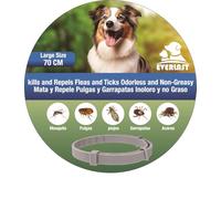 Tempotech ® Collares Antiparasitarios para Perros - Collar Leishmaniosis - 8 Meses de Protección - contra Pulgas Garrapatas Mosquitos Ácaros y Piojos - Perro Entre 6 y 40 Kilos (70cm 2 Unidad)