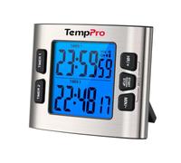 TempPro TM02 Temporizador de Cocina con Cronómetro de Cuenta Regresiva Dual