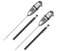TempPro TP02S Termómetro Cocina de Lectura Instantánea, 2 Piezas | Termómetros Alimentos Digital con Sonda Larga para Carne Barbacoa Comida Liquidos Aceite Agua (Anteriormente ThermoPro)