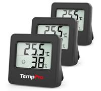 TempPro TP157 Termómetro Higrómetro Digital Casa, 3 Piezas
