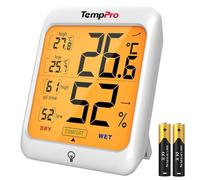 TempPro TP53 Termómetro Higrómetro Digital Medidor, Temperatura de Interior