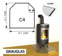 Temprix C3 Placa Base Antichispas ESG Gris Vidrio 110 x 110 cm