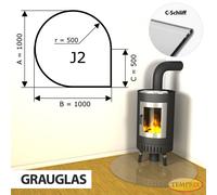 Estufa Cristal Placa Inferior Chapa de Protección Chispa Plancha Vidrio Horno