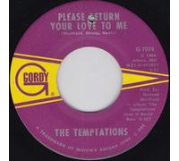 TEMPTATIONS - please return your love to me / how can i forget 45 rpm single