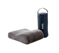 TEMPUR Almohada de Viaje de Espuma viscoelástica ergonómica para el Cuello de Viaje, Incluye Bolsa de Transporte, Color Antracita, tamaño 25 x 31 x 10/7 cm