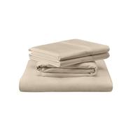 TEMPUR Luxe - Juego de sábanas de algodón Egipcio, Color Arenisca, tamaño King