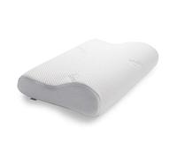 TEMPUR Original Almohada cervical viscoelástica, almohada ergonómica para dormir boca arriba y de lado, Sensación inicial firme, S (50 x 31 x 8/5 cm)