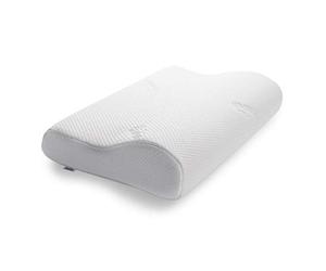 TEMPUR Original Almohada cervical viscoelástica, almohada ergonómica para dormir boca arriba y de lado, Sensación inicial firme, S (50 x 31 x 8/5 cm)