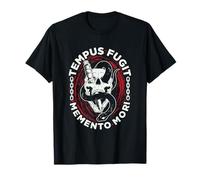 Tempus Fugit Memento Mori - Cráneo con frase latina Camiseta