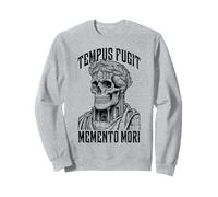 Tempus Fugit Memento Mori Estoico Emperador Romano Cráneo Estoicismo Sudadera