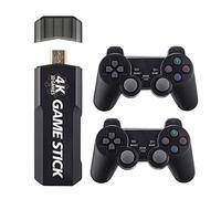 TEMSOOM Consola de Videojuegos Retro GD10 4K HD Salida Game Stick Emuelec 4.3 Si-stema 2.4G Controladores inalámbricos 3D PS1 40 Juegos de simuladores (Color : 128G 40000Games, Size : 1)