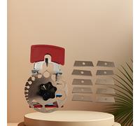 TEMU 1 + 10 Cuchillas de Repuesto - Una Herramienta Manual Portátil Multiusos para Pelar, un Dispositivo para Desencabrar Cables y Alambres, un para Electricistas y un Ayudante Práctico para el Hogar