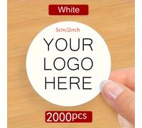 TEMU 1.18/1.58/2in*500/1000pcs/2000pcs Pegatinas /Mate, Pegatinas Publicitarias de Adhesión para Tazas de Té , Bebidas, Personalizables con Tu , Diseño de Etiquetas Adhesivas Desechables para Café