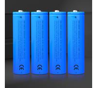TEMU 1/2/4pcs Batería de Litio 18650, Recargable, 3.7V, 3000mAh, Reutilizable, No AA/AAA, para Linternas Frontales, Ventiladores Pequeños, Luces, Linternas Brillantes, Relojes, etc