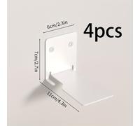 TEMU 1/2/4pcs Estante Flotante Invisible, Organizador de Libros en la Pared, para la Entrada de la Casa, Dormitorio, Estante de Pared, Decoración de Habitación, Decoración del Hogar